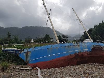 Another victim stranded on the beach.