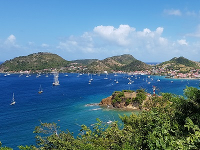 A view of the only town on Terre-de-Haut.