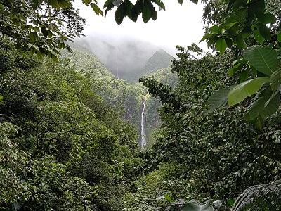 A first view on our hiking target for today.