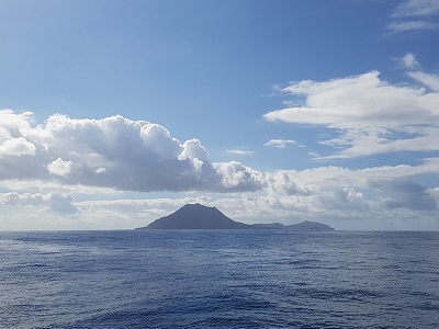Statia, just chillin' in the distance.