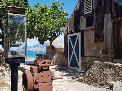 The bar entrance from the landlubber side.